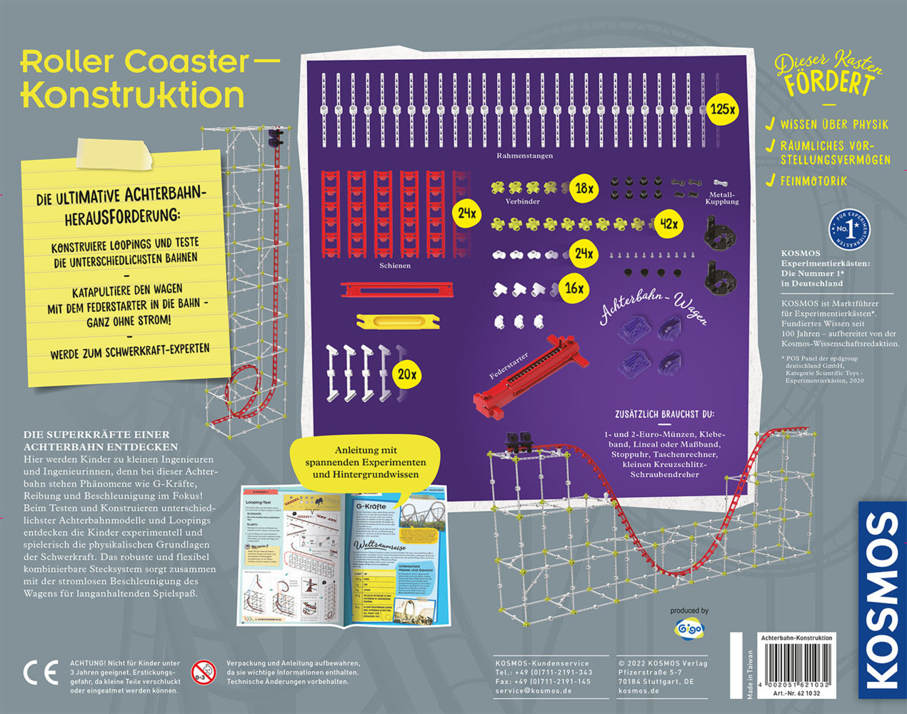 Bild: 4002051621032 | Roller Coaster-Konstruktion | Experimentierkasten | Spiel | Brettspiel