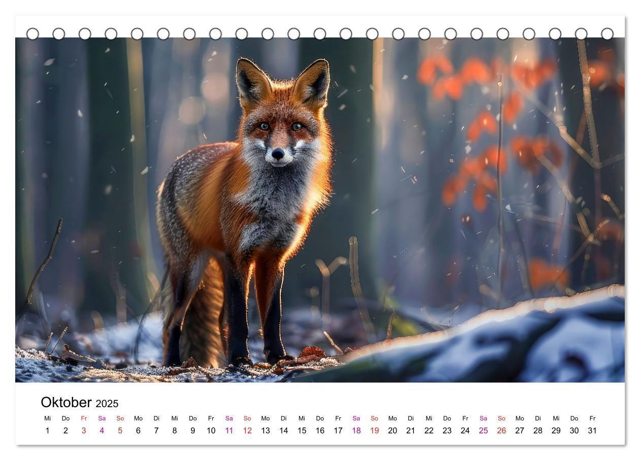 Bild: 9783383815324 | Fuchs - schöne Momente (Tischkalender 2025 DIN A5 quer), CALVENDO...