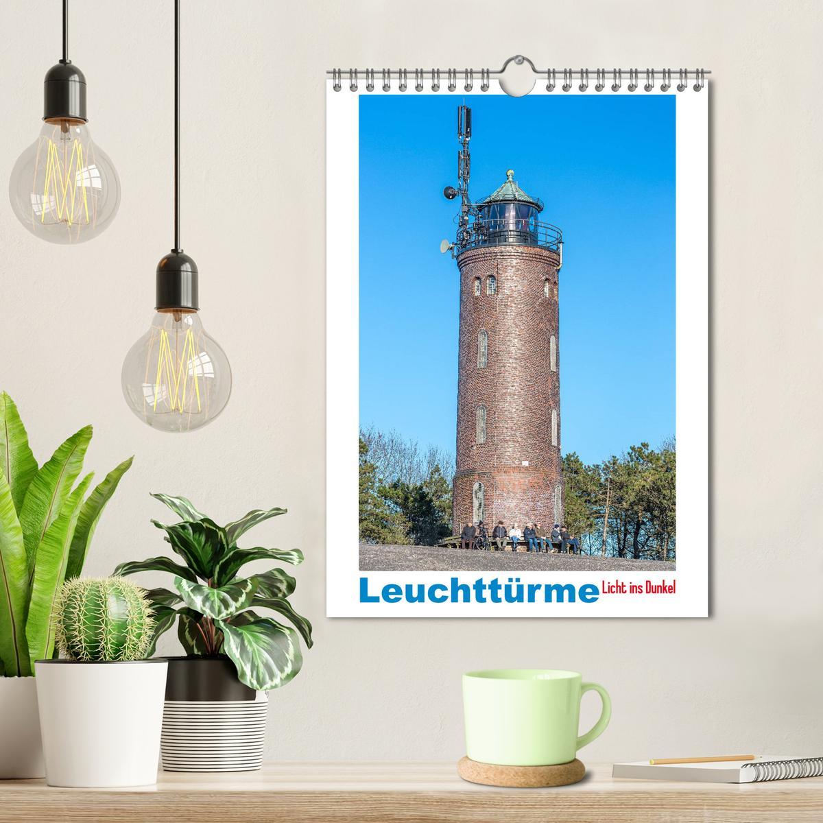 Bild: 9783435954360 | Leuchttürme - Licht ins Dunkel (Wandkalender 2025 DIN A4 hoch),...