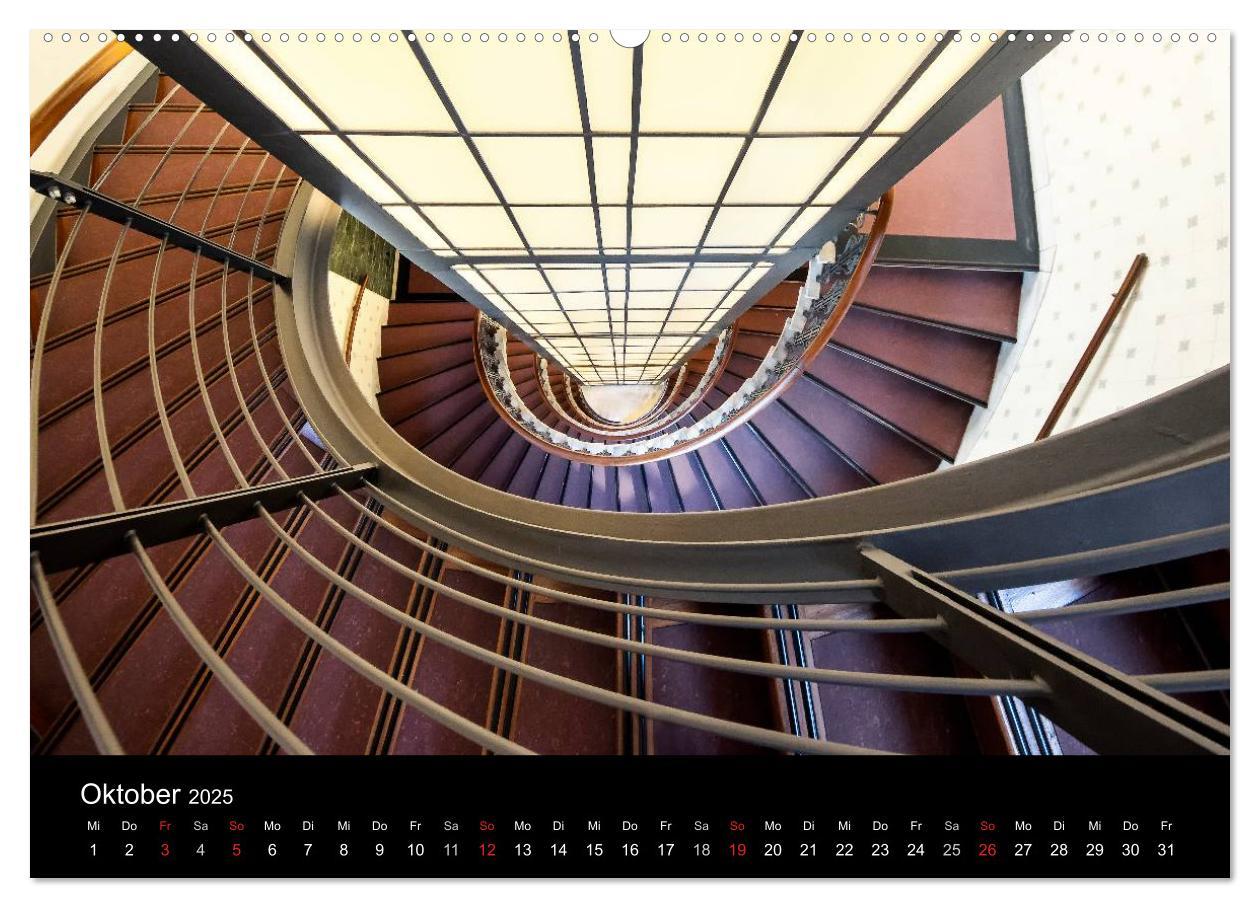 Bild: 9783435600687 | Faszination Treppen (Wandkalender 2025 DIN A2 quer), CALVENDO...