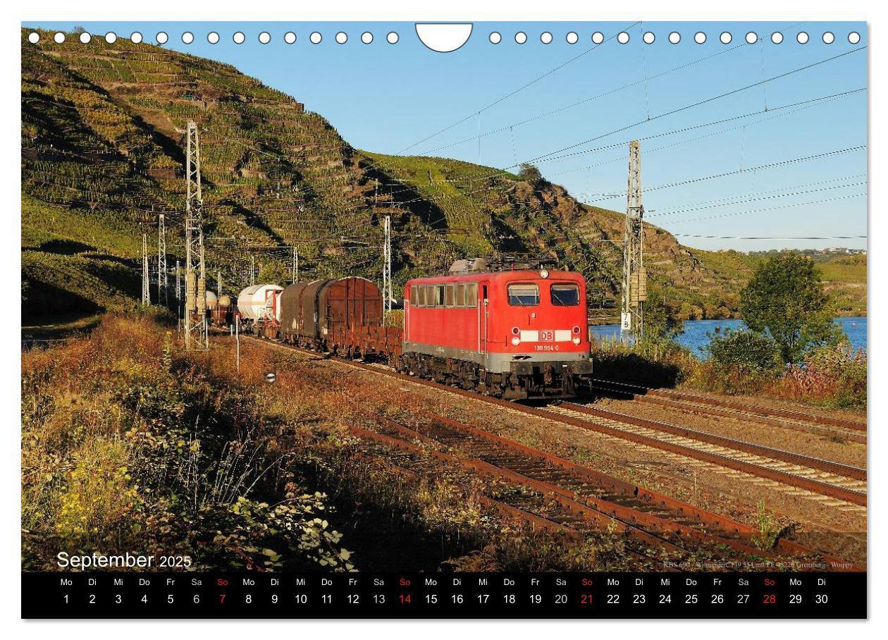 Bild: 9783435618484 | Eisenbahn in Mitteldeutschland (Wandkalender 2025 DIN A4 quer),...