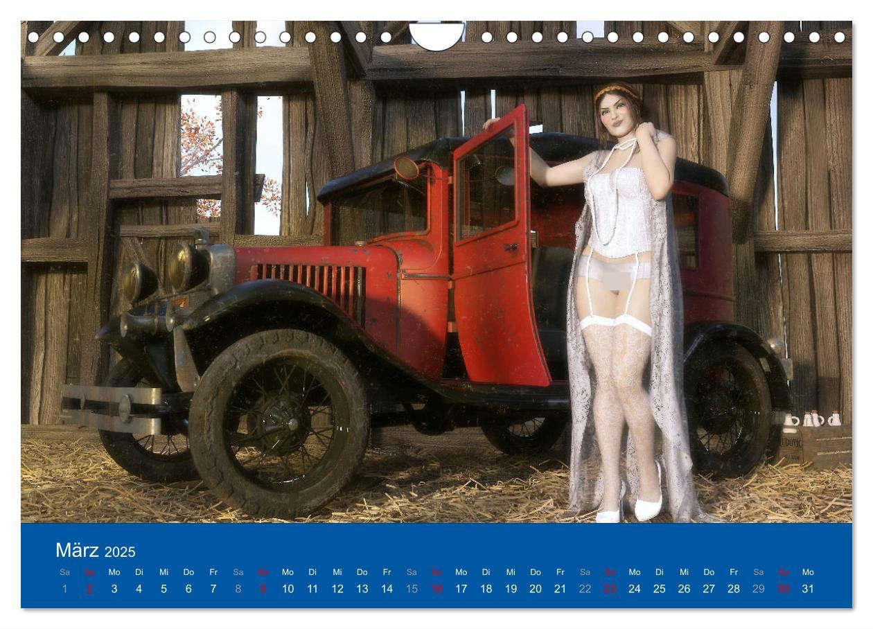 Bild: 9783435064403 | Freche Frauen und heiße Kisten (Wandkalender 2025 DIN A4 quer),...