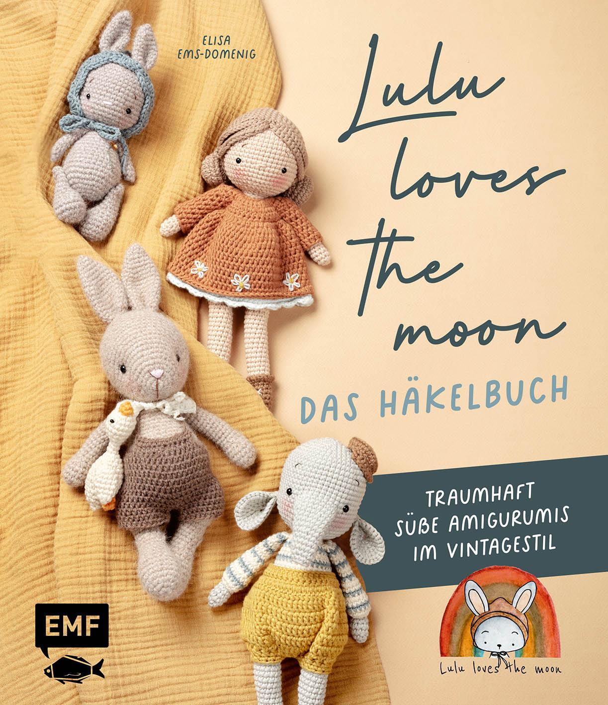 Cover: 9783745923490 | Lulu loves the moon - das Häkelbuch | Elisa Ems-Domenig | Buch | 2024