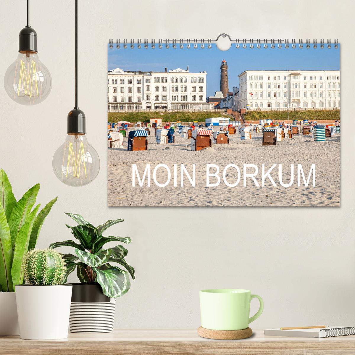 Bild: 9783435074525 | Moin Borkum (Wandkalender 2025 DIN A4 quer), CALVENDO Monatskalender