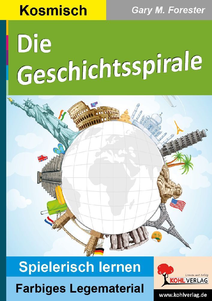 Cover: 9783955130428 | Die Geschichtsspirale | Farbiges Lege- und Lernmaterial. Kosmisch