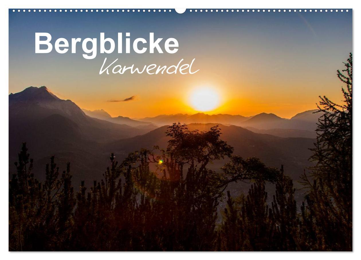 Cover: 9783435612857 | Bergblicke - Karwendel (Wandkalender 2025 DIN A2 quer), CALVENDO...