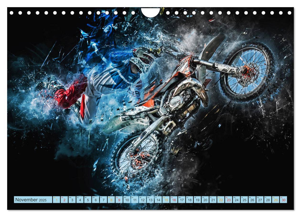 Bild: 9783435410286 | Motocross - extrem cool (Wandkalender 2025 DIN A4 quer), CALVENDO...