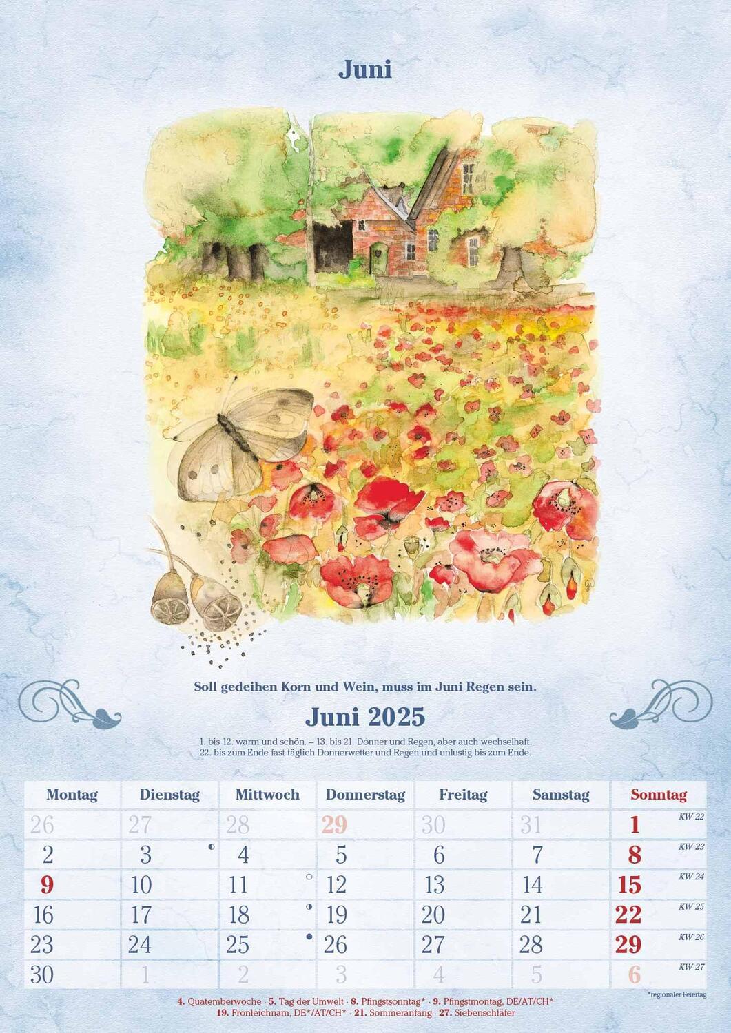 Bild: 4251732343415 | 100-jähriger Kalender 2025 - Bildkalender A3 (29,7x42 cm) - mit...