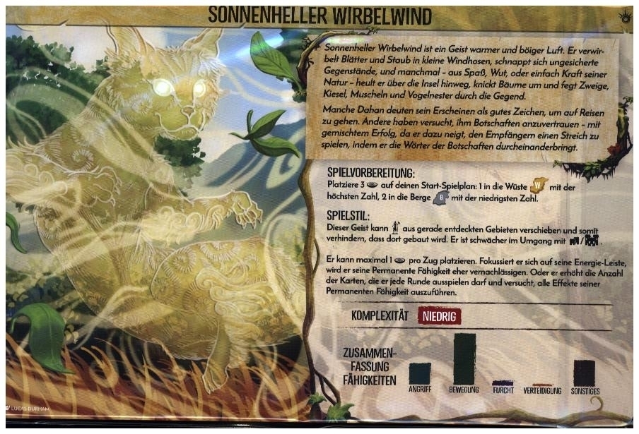 Cover: 4250231737473 | Spirit Island: Sonnenheller Wirbelwind (Mini-Erweiterung) | Spiel