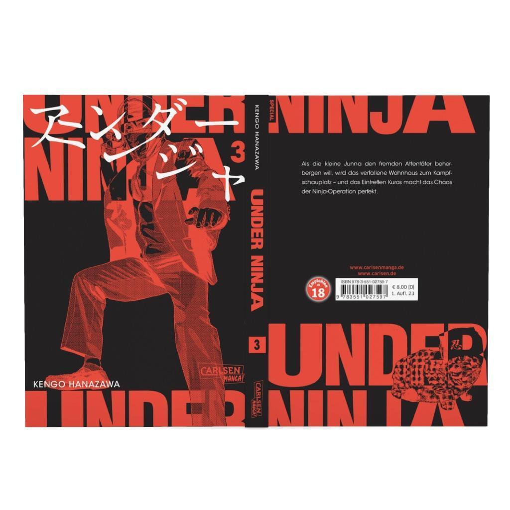 Bild: 9783551027597 | Under Ninja 3 | Spannende Ninja-Action im modernen Japan | Hanazawa