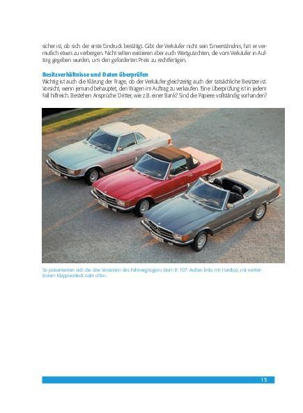 Bild: 9783898808972 | Praxisratgeber Klassikerkauf Mercedes Benz 280-560 SL &amp; SLC (R/C 107)