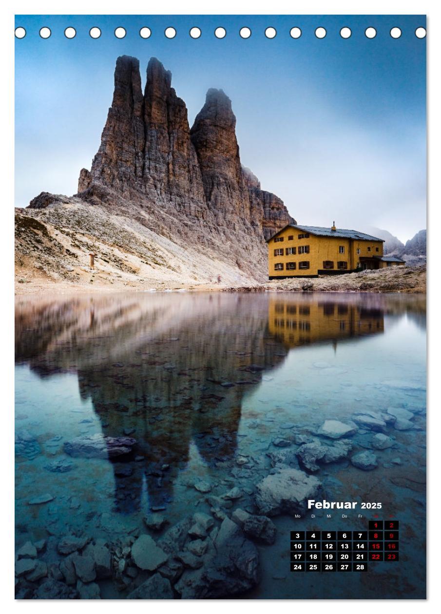 Bild: 9783435918805 | Dolomiten - Reise um die bleichen Berge zu entdecken (Tischkalender...