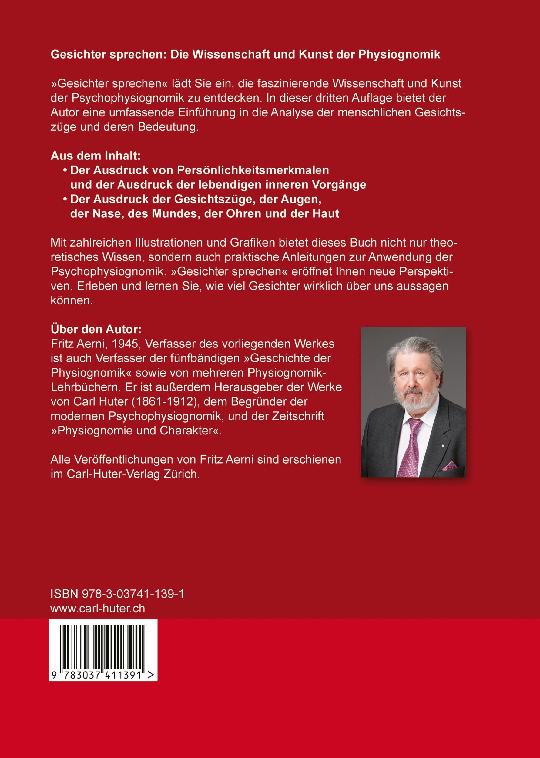 Cover: 9783037411391 | Gesichter sprechen | Fritz Aerni | Buch | Deutsch | 2024