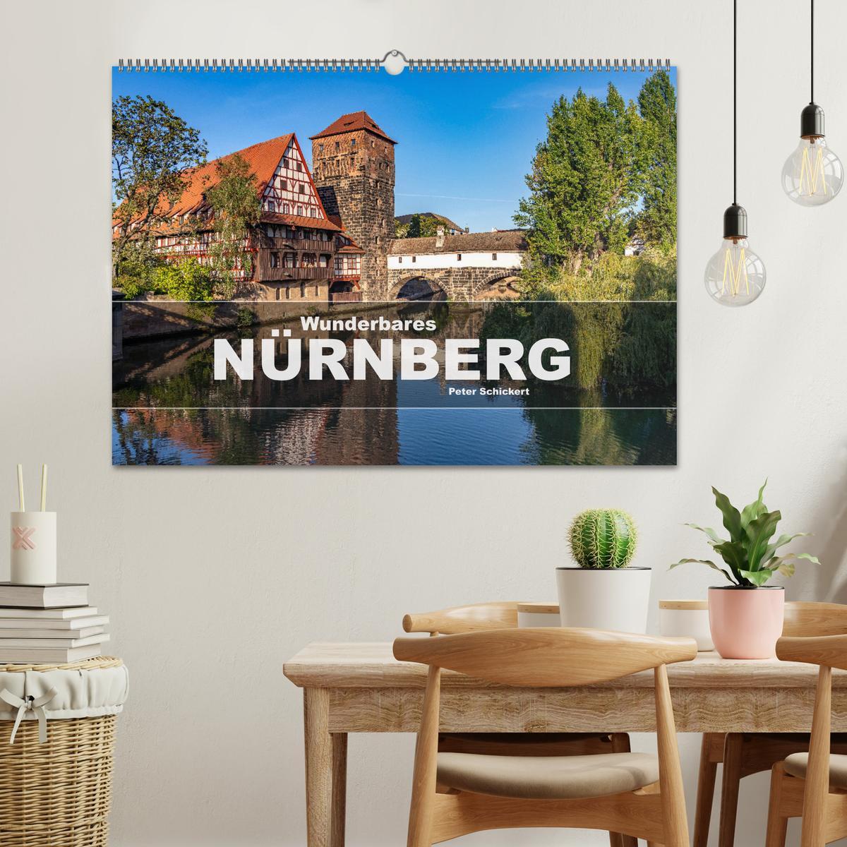 Bild: 9783383786457 | Wunderbares Nürnberg (Wandkalender 2025 DIN A2 quer), CALVENDO...