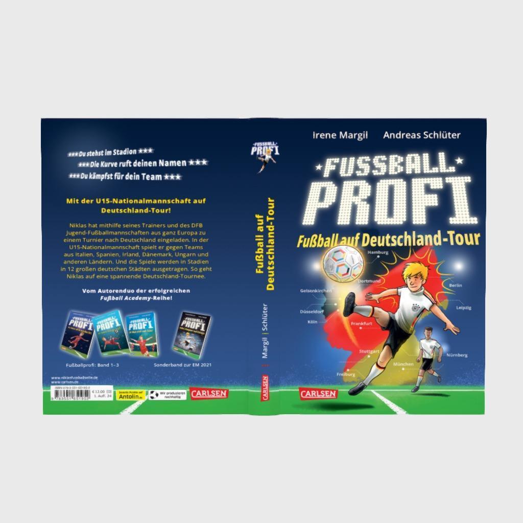 Bild: 9783551651952 | Fußballprofi 5: Fußballprofi - Fußball auf Deutschland-Tour | Buch