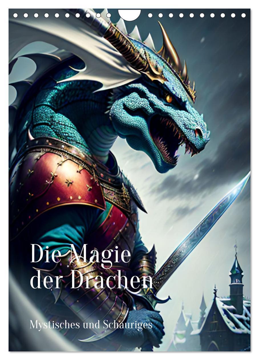 Cover: 9783435855100 | Die Magie der Drachen - Mystisches und Schauriges (Wandkalender...