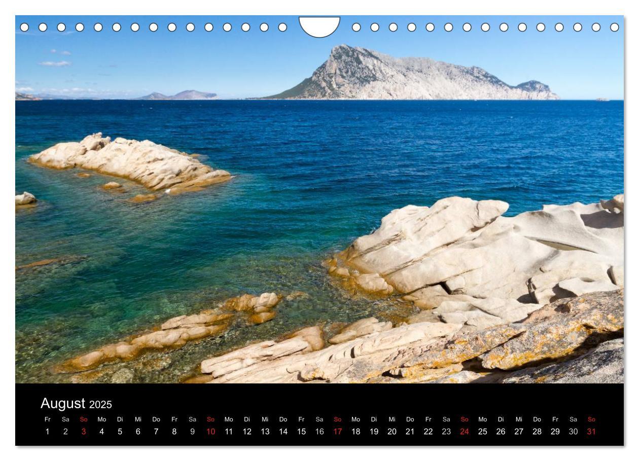 Bild: 9783435744510 | Sardinien (Wandkalender 2025 DIN A4 quer), CALVENDO Monatskalender