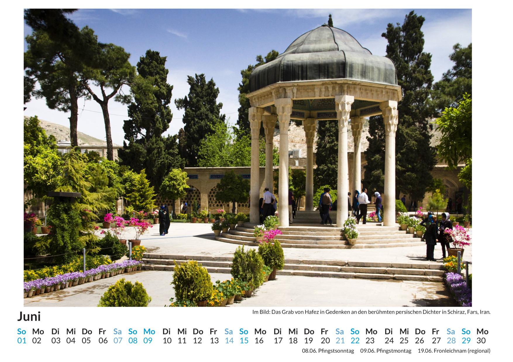 Bild: 9783759123503 | Iran - (Wandkalender 2025, Kalender DIN A4 quer, Monatskalender im...