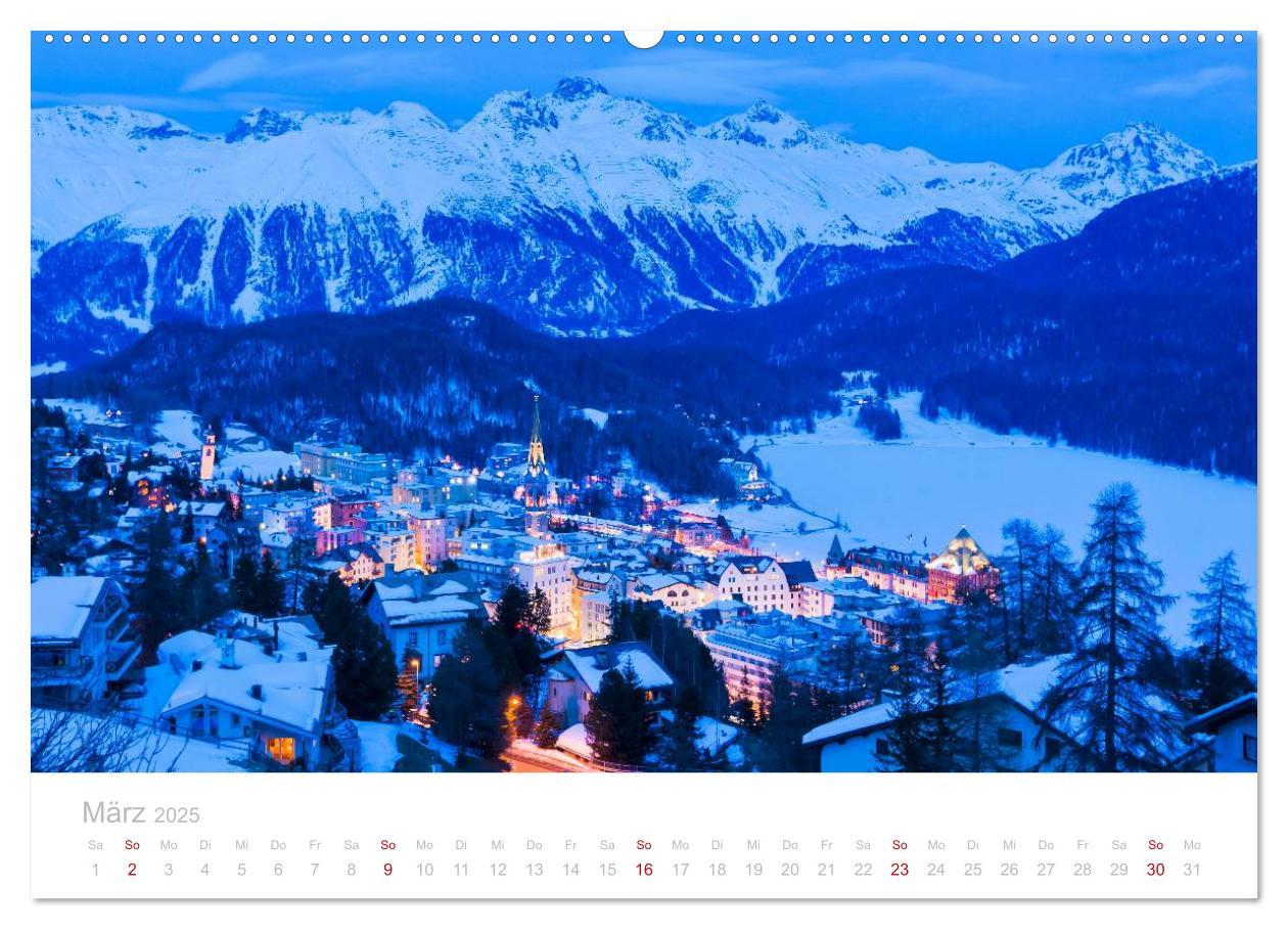 Bild: 9783435773015 | Graubünden Engadin 2025 (hochwertiger Premium Wandkalender 2025 DIN...