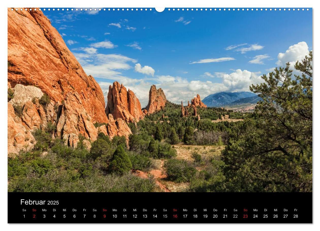 Bild: 9783435643820 | USA Landschaftskalender (Wandkalender 2025 DIN A2 quer), CALVENDO...