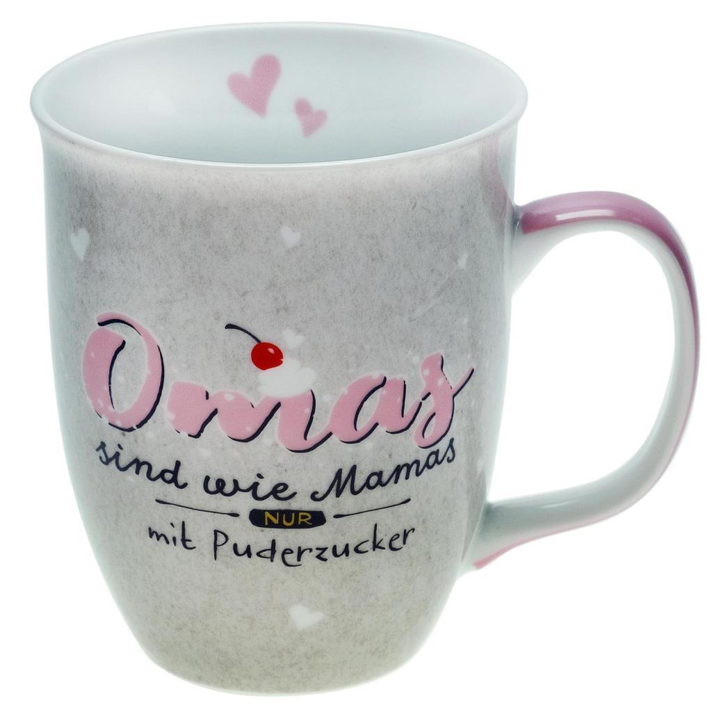 Cover: 4036018461256 | Happy Life 46125 Tasse "Omas sind wie Mamas nur mit Puderzucker"