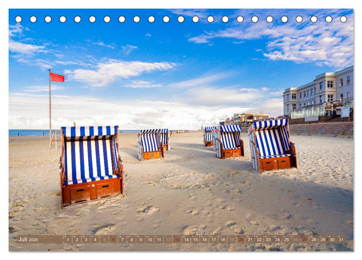 Bild: 9783435073955 | INSELLIEBE NORDERNEY (Tischkalender 2025 DIN A5 quer), CALVENDO...