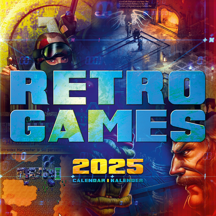 Cover: 9798893610666 | Retro Games 2025 | Der Gaming Kalender | Kalender | 28 S. | Deutsch