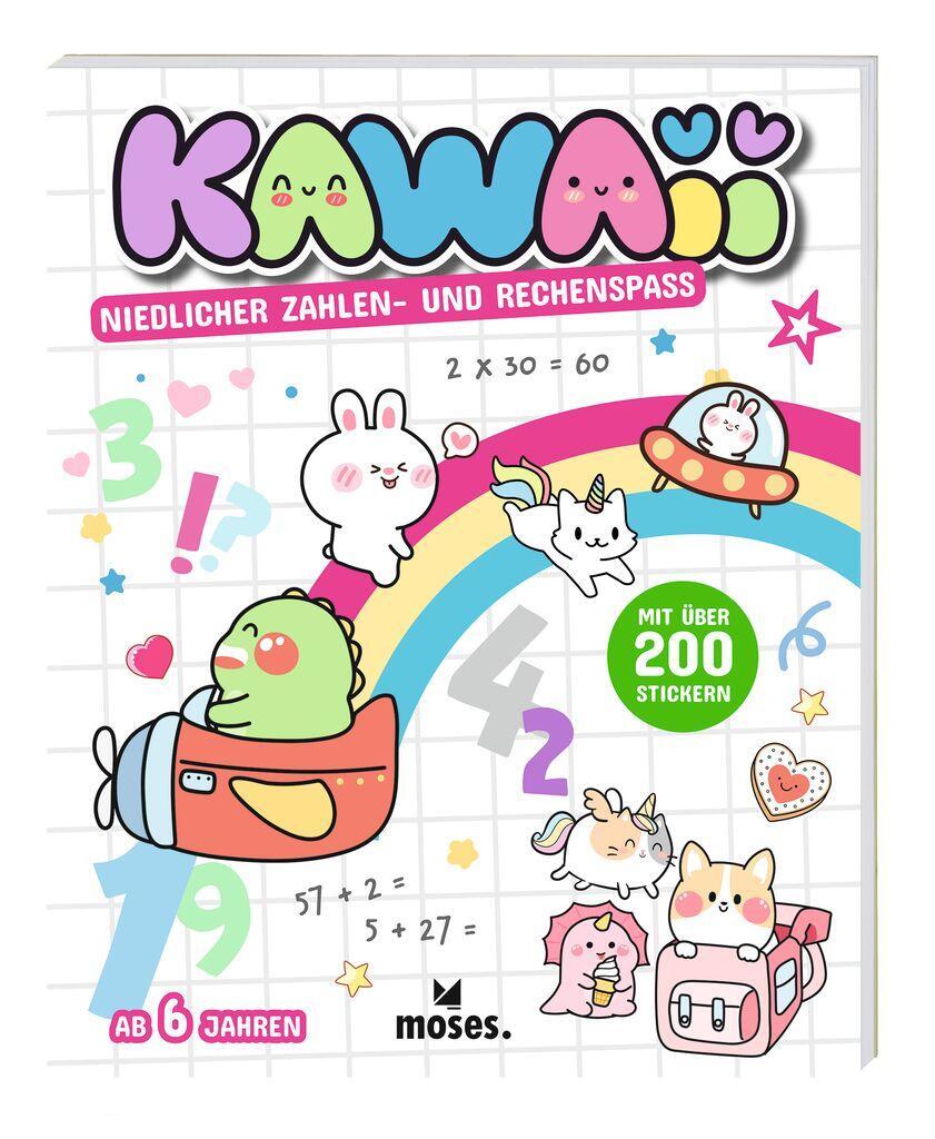 Cover: 9783964553256 | KAWAII Niedlicher Zahlen- und Rechenspaß | Taschenbuch | 128 S. | 2024