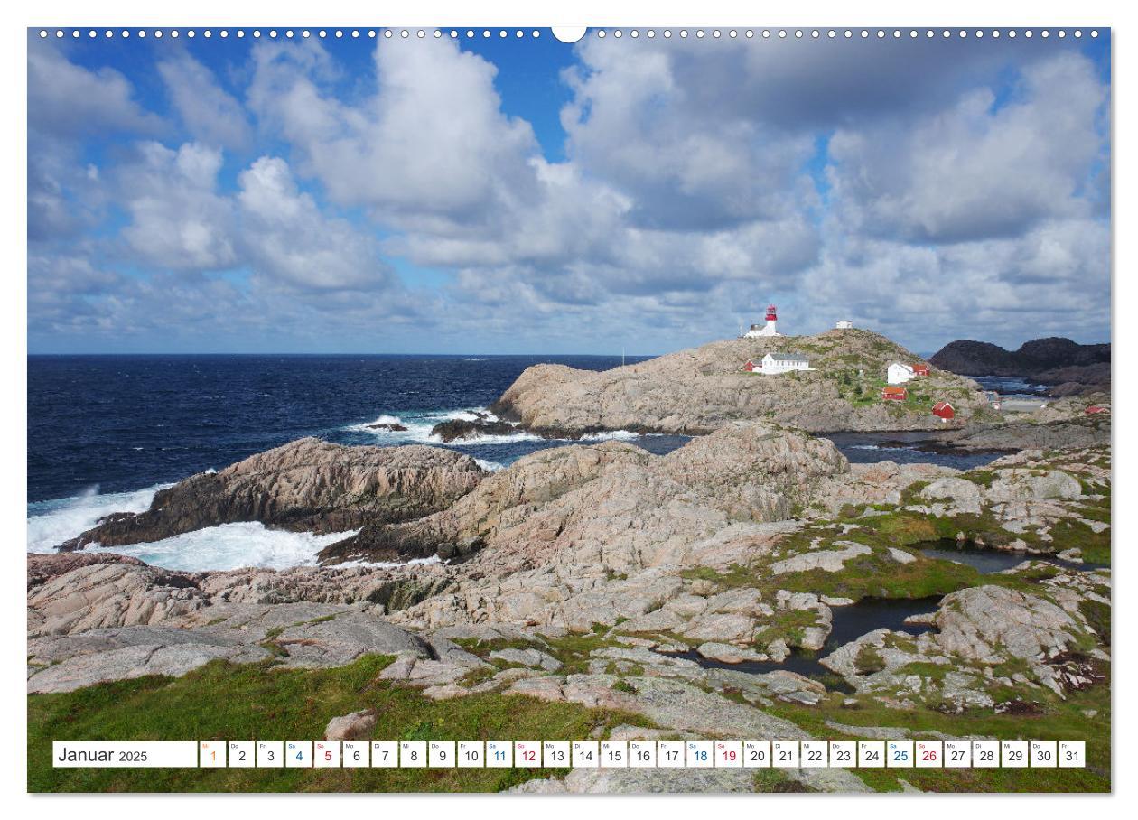 Bild: 9783435470440 | Norwegen PUR (Wandkalender 2025 DIN A2 quer), CALVENDO Monatskalender