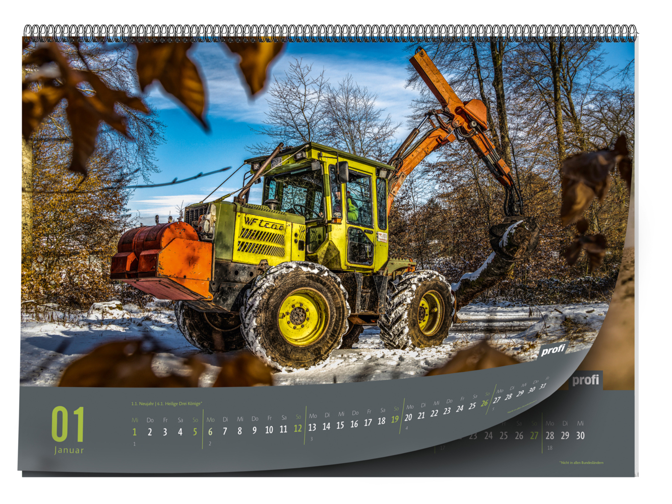 Bild: 9783784357874 | profi Landtechnikkalender 2025 | profi | Kalender | 14 S. | Deutsch