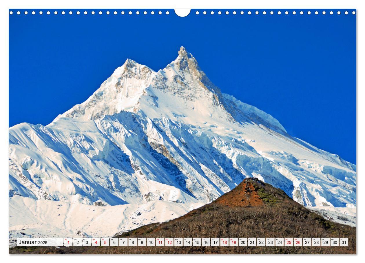 Bild: 9783383830617 | MANASLU HIMAL gewaltige Bergriesen (Wandkalender 2025 DIN A3 quer),...