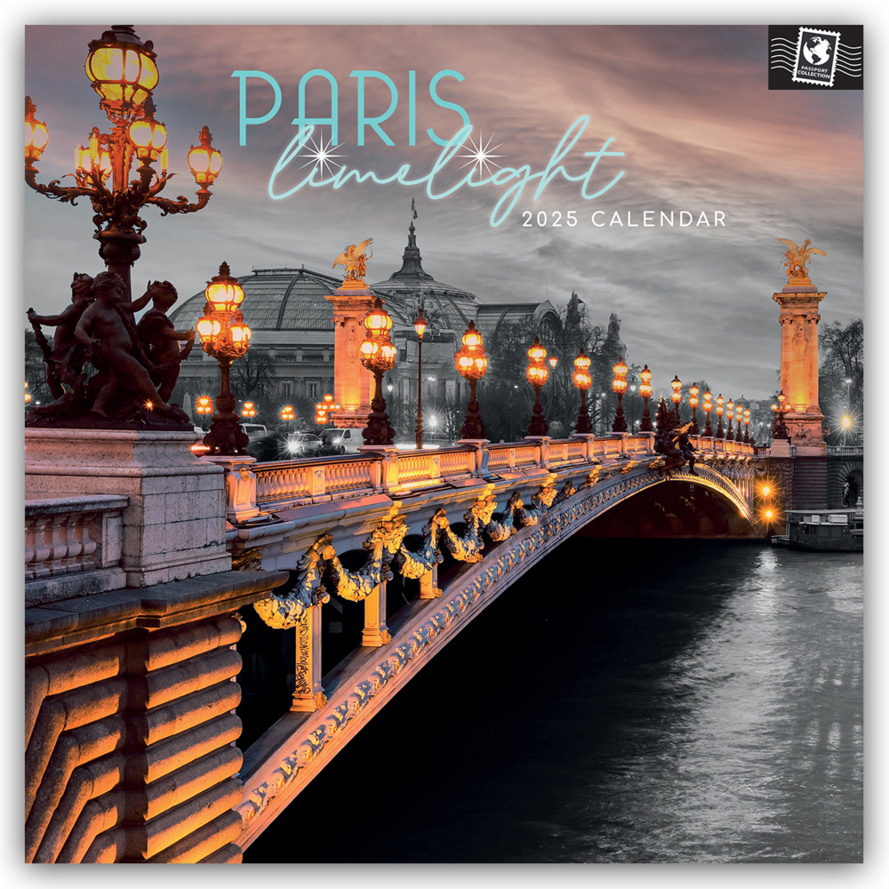 Cover: 9781835361597 | Paris Limelight - Paris im Rampenlicht 2025 - 16-Monatskalender | Ltd