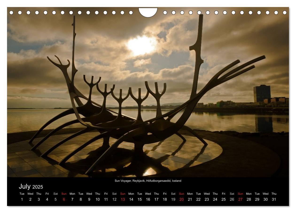 Bild: 9781325965144 | Iceland 2025 (Wall Calendar 2025 DIN A4 landscape), CALVENDO 12...