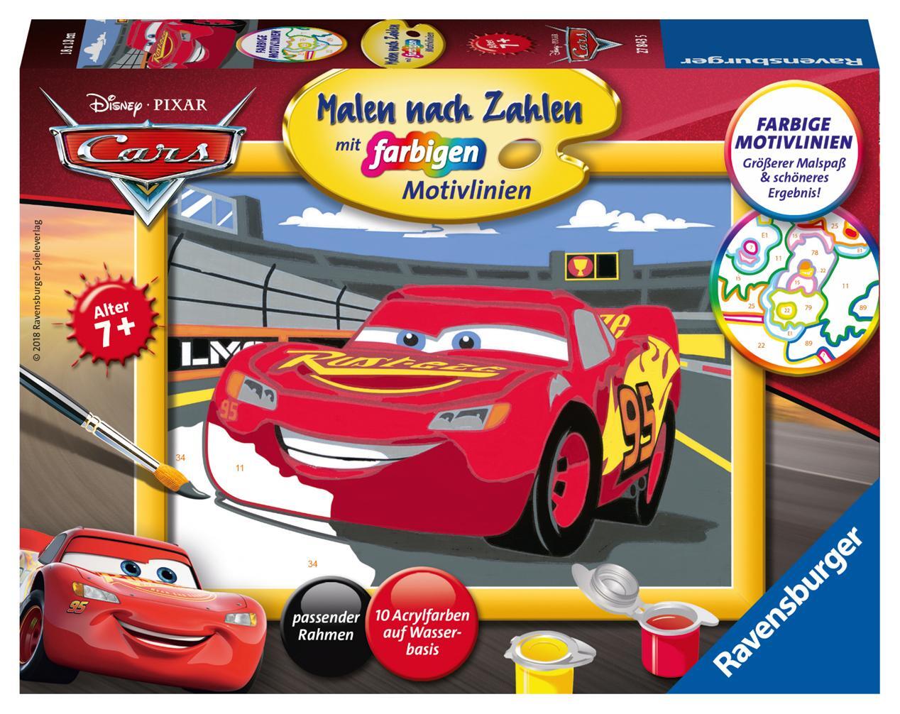 Cover: 4005556278435 | Lightning McQueen Malen nach Zahlen Sonderserie E | Spiel | Deutsch