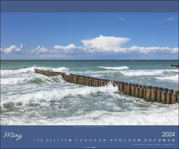 Bild: 9783840084546 | Ostsee Kalender 2024. Reise-Kalender mit 12 atemberaubenden...