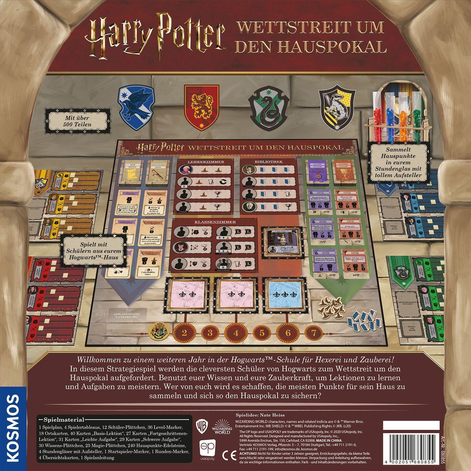 Bild: 4002051680855 | Harry Potter: Wettstreit um den Hauspokal | Spiel | Deutsch | 2022