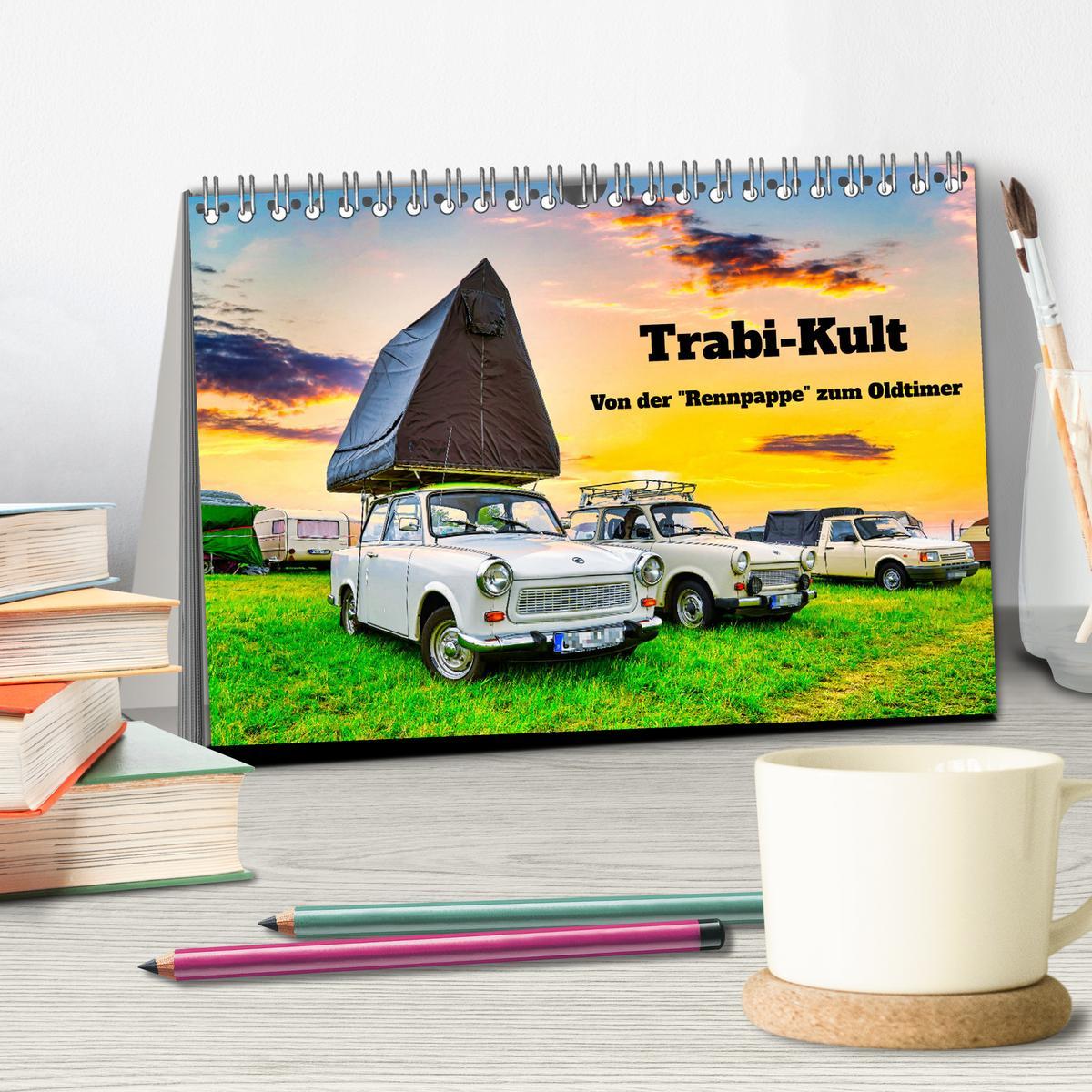 Bild: 9783383964107 | Trabi-Kult (Tischkalender 2025 DIN A5 quer), CALVENDO Monatskalender