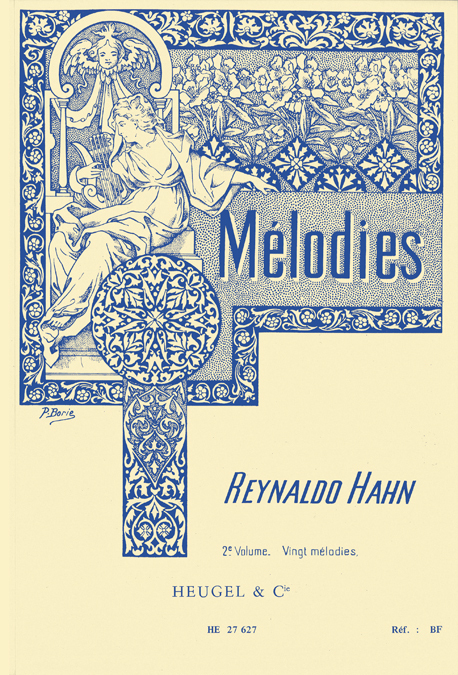 Cover: 9790047276278 | Mélodies vol.2 20 melodies pour chant et piano (fr) | Reynaldo Hahn