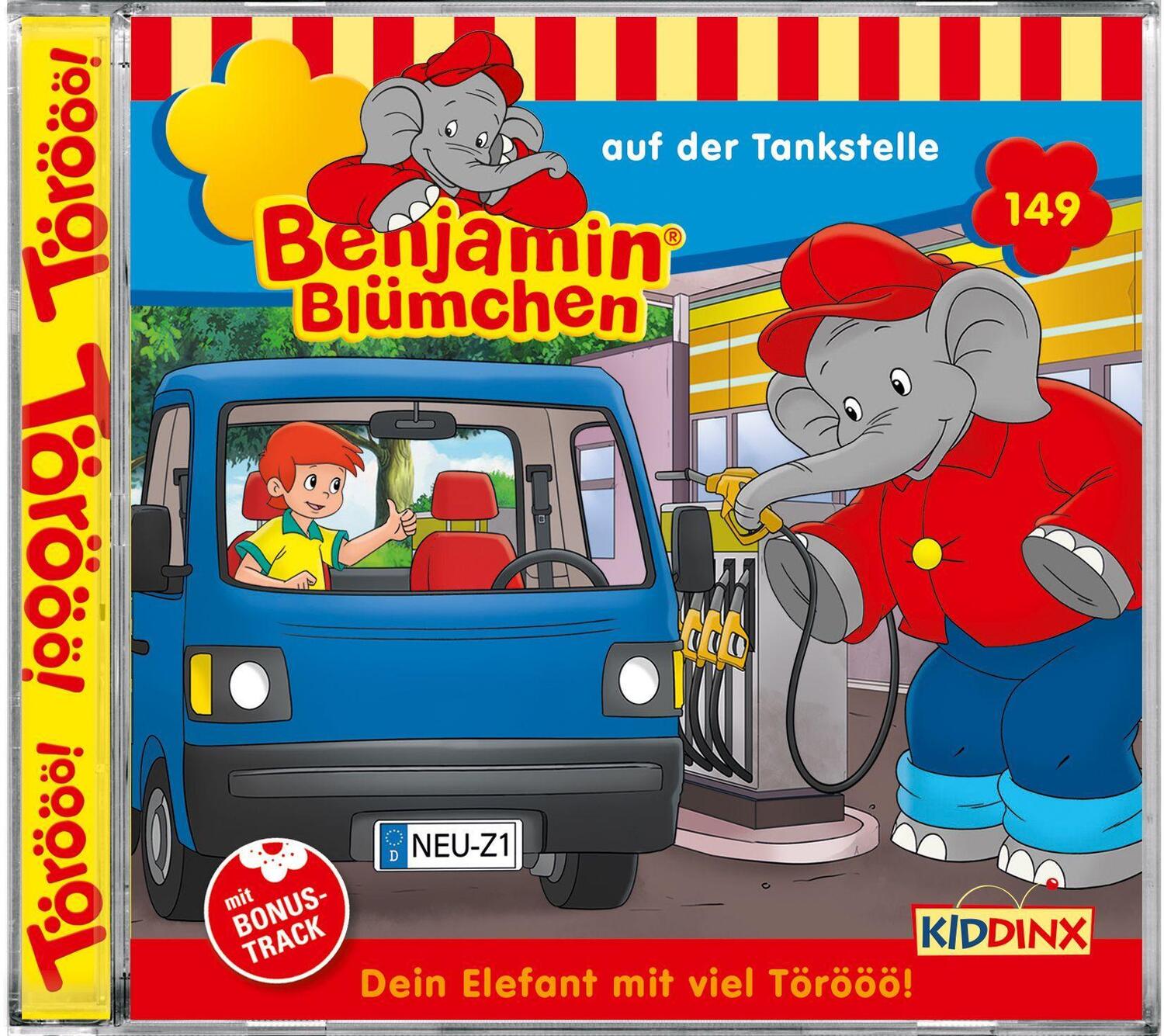 Cover: 4001504255497 | Folge 149:Auf der Tankstelle | Benjamin Blümchen | Audio-CD | 2021