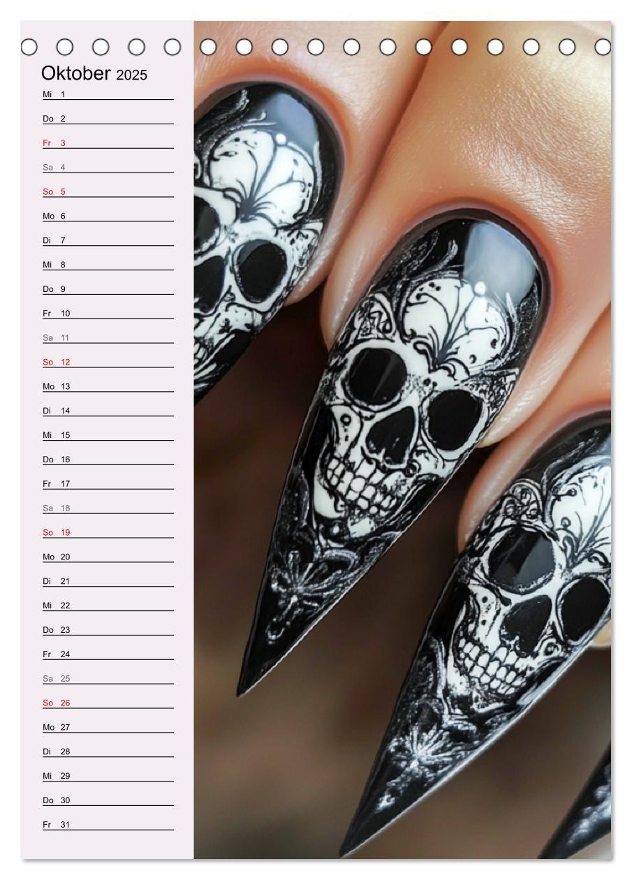 Bild: 9783457206041 | Nageldesign. Außergewöhnliche Fingernägel (Tischkalender 2025 DIN...