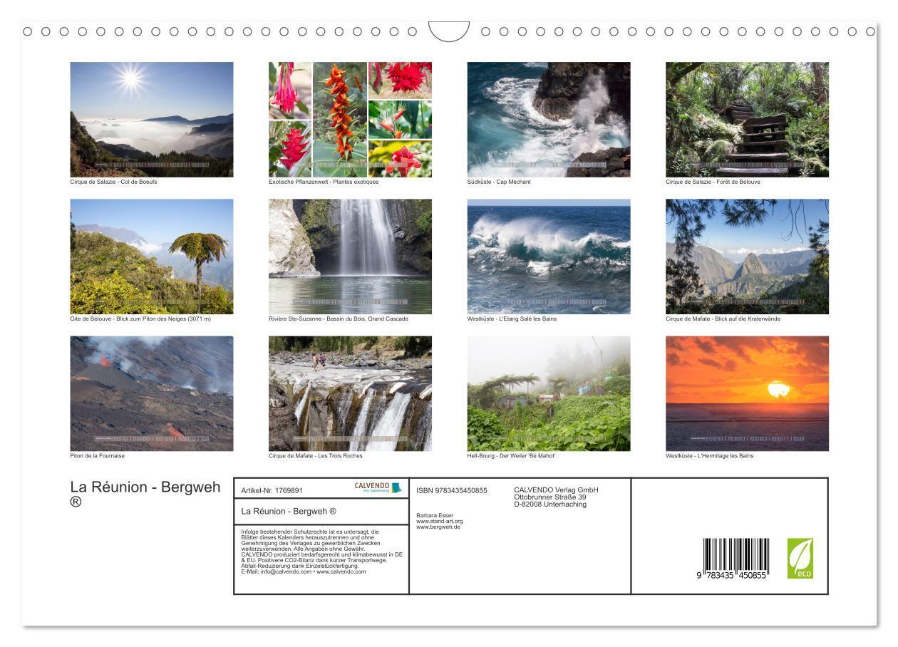 Bild: 9783435450855 | La Réunion - Bergweh ® (Wandkalender 2025 DIN A3 quer), CALVENDO...