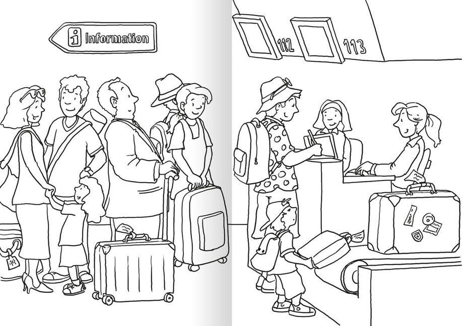 Bild: 9783845830209 | Mein Malbuch - Flughafen | Christian Zimmer | Taschenbuch | Deutsch