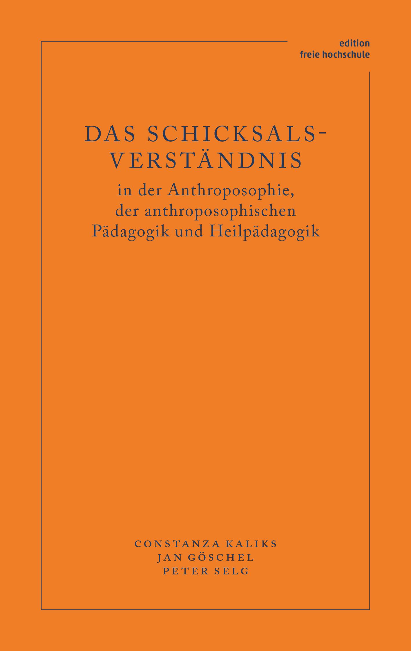 Cover: 9783723517765 | Das Schicksalsverständnis in der Anthroposophie, der...