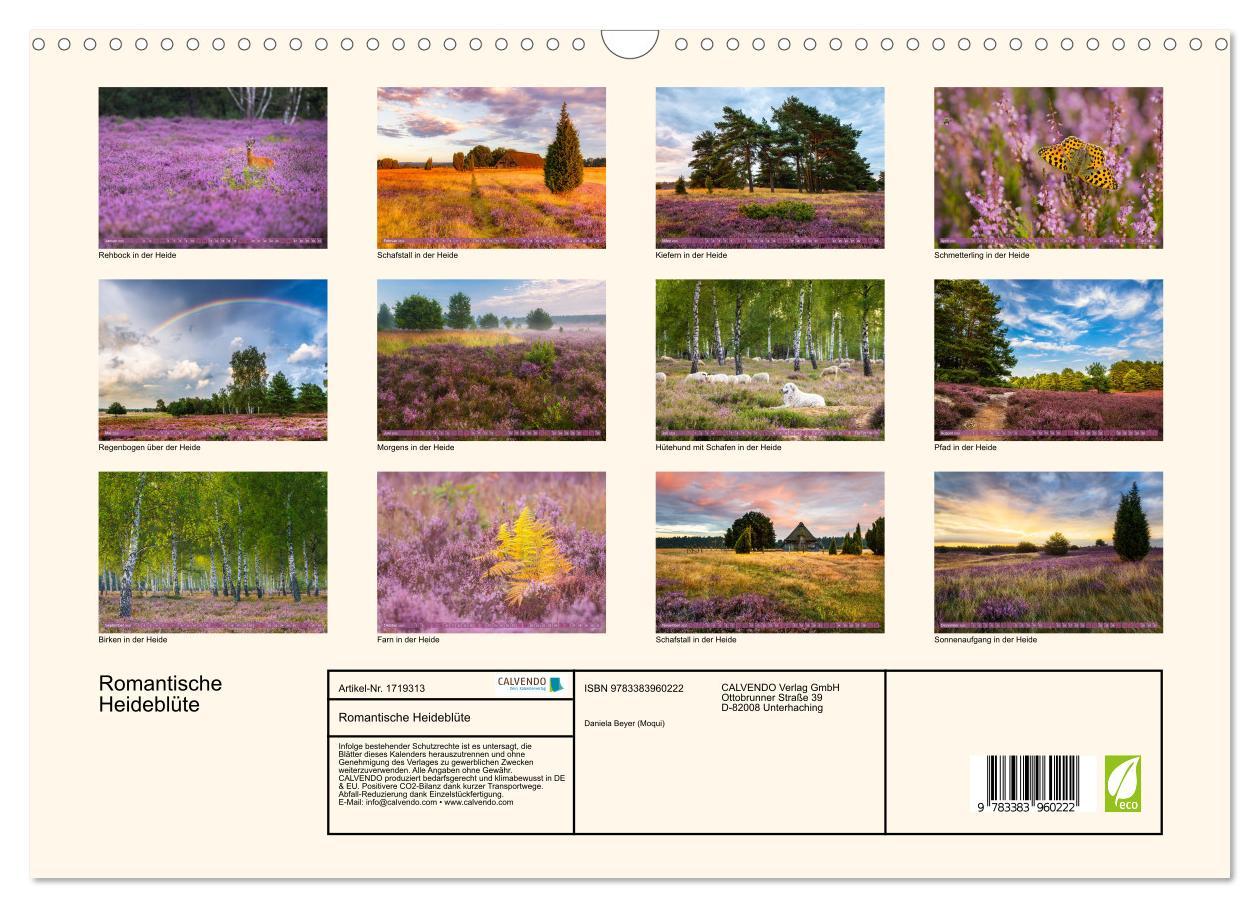 Bild: 9783383960222 | Romantische Heideblüte (Wandkalender 2025 DIN A3 quer), CALVENDO...