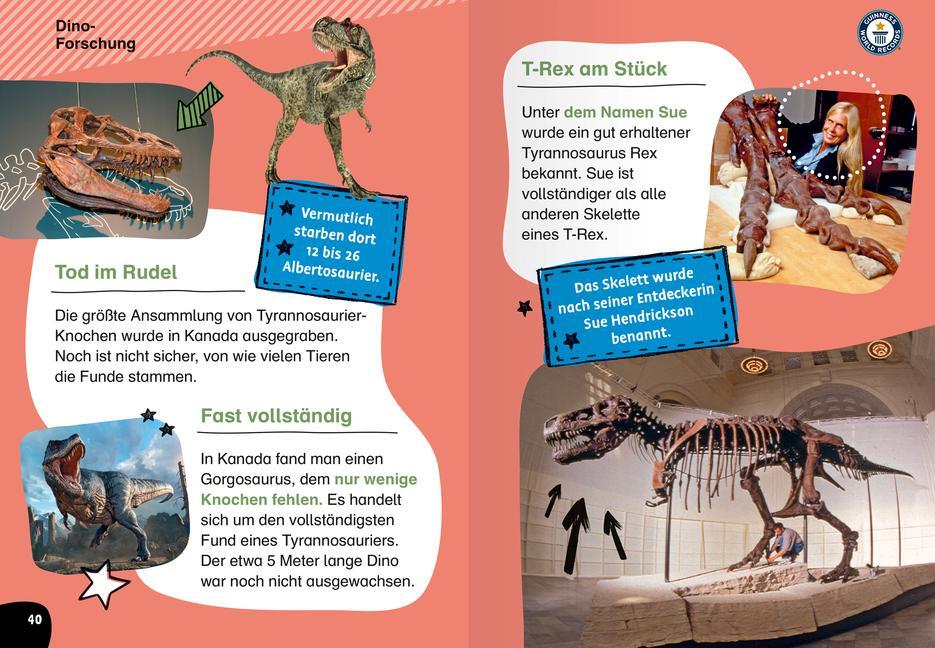 Bild: 9783473462209 | Guinness World Records für Erstleser - Dinosaurier (Rekordebuch zum...