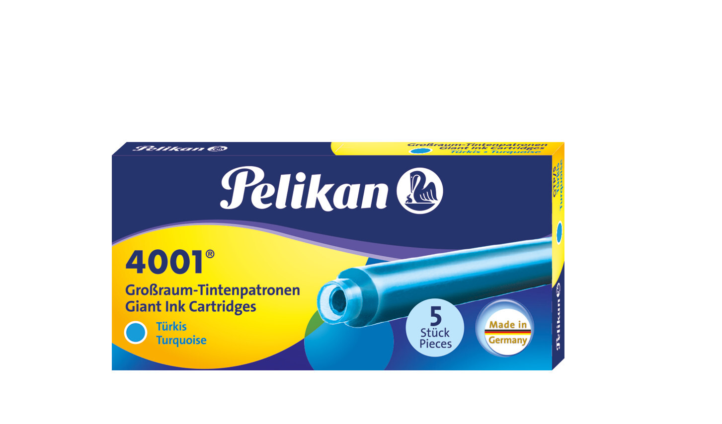 Cover: 4012700310651 | Pelikan Tintenpatronen 4001® Set mit 5 Großraum-Patronen Türkis | 2021