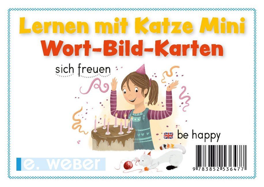 Cover: 9783852536477 | Lernen mit Katze Mini - Wort-Bild-Karten | Box | Deutsch | 2025