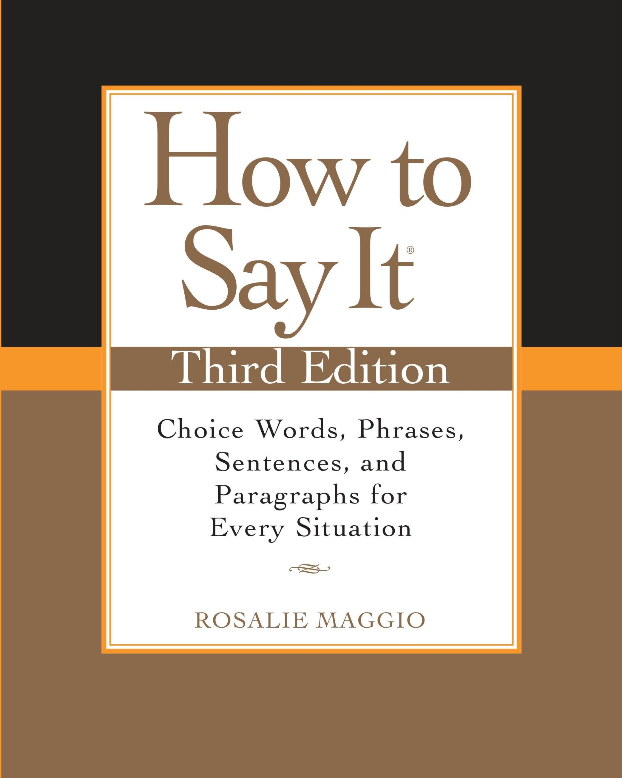 Cover: 9780735204379 | How to Say It | Rosalie Maggio | Taschenbuch | Englisch | 2009