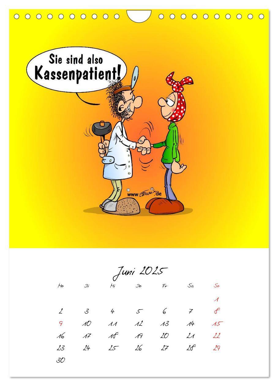 Bild: 9783457046050 | Trumix Cartoons - Gesundheit (Wandkalender 2025 DIN A4 hoch),...