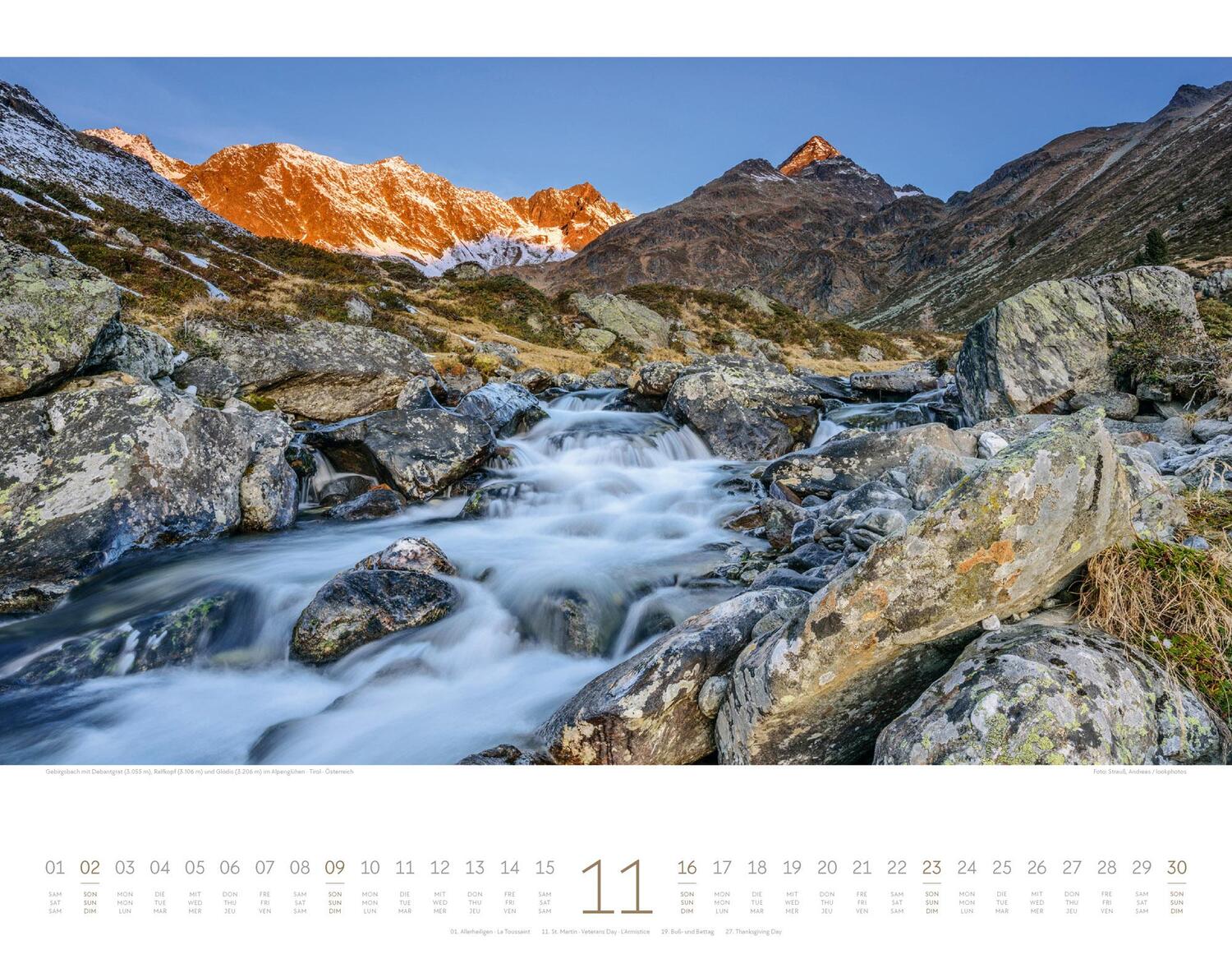 Bild: 9783838425849 | Naturparadies Alpen Kalender 2025 | Ackermann Kunstverlag | Kalender